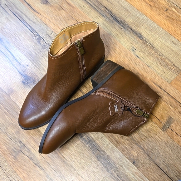 American Rag Jolene Leather Ankle Booties Size 8 - Picture 4 of 5